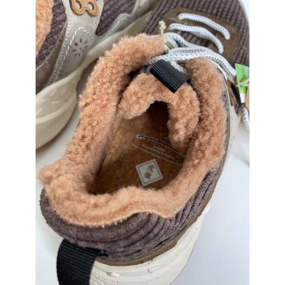 Free People Mens Flower Mountain KOTETSU Sneakers Suede Faux Shearling US 8 41 - Picture 7 of 9